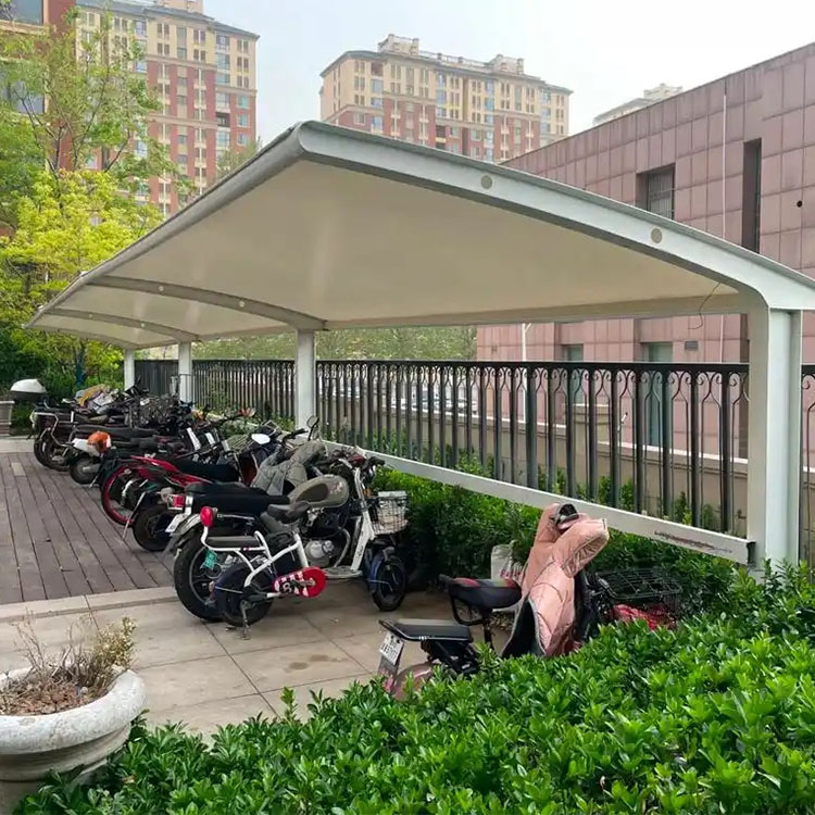 晋城膜结构电动车棚